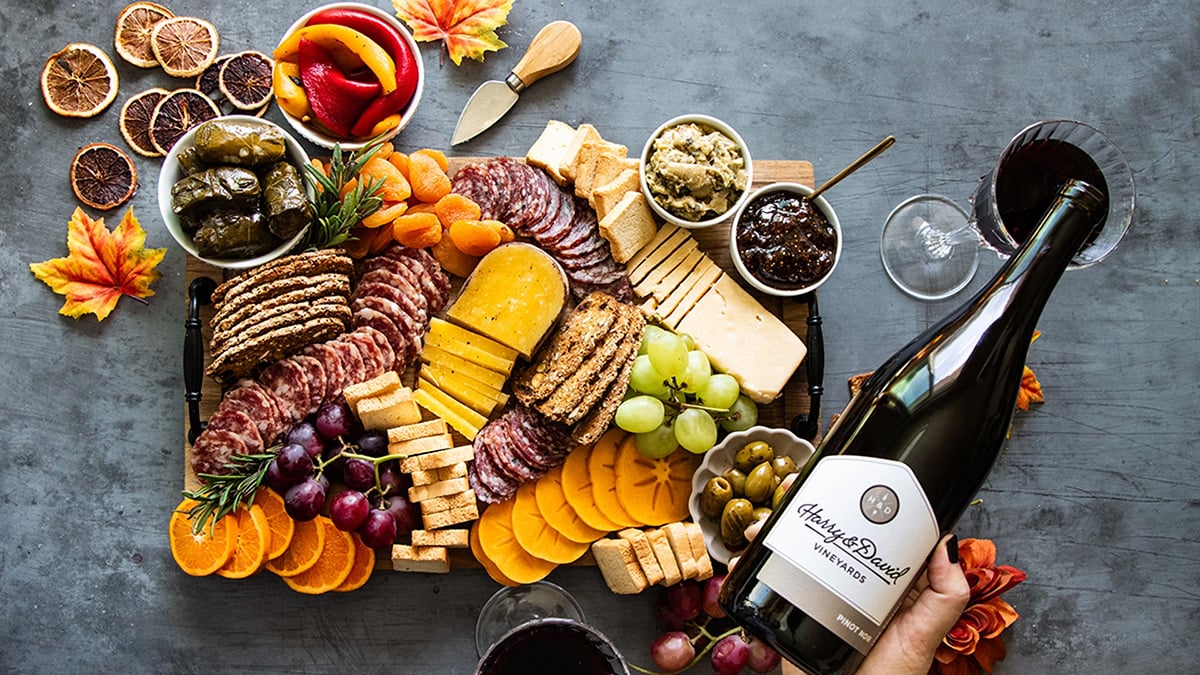 Wine & Cheese Board